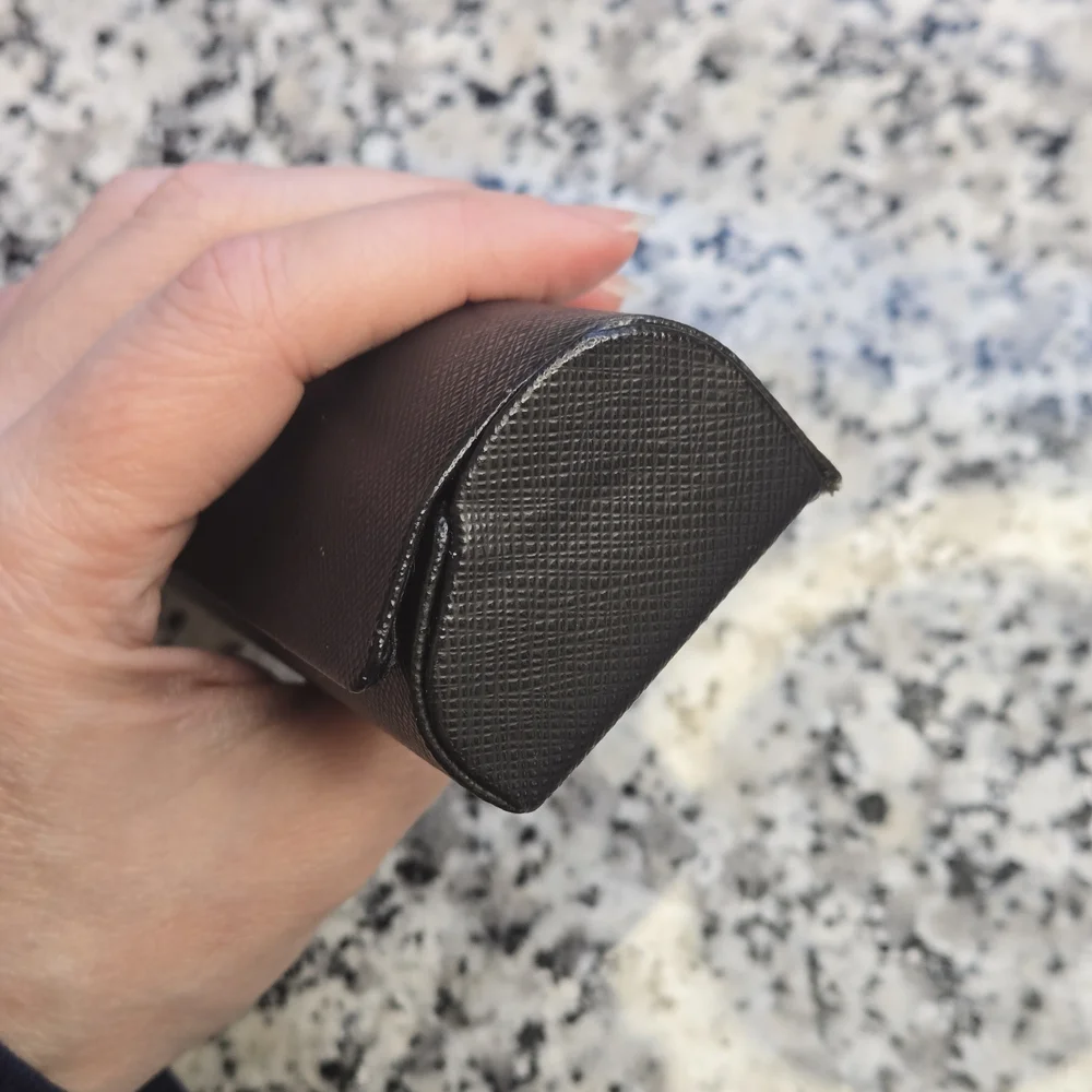 ​Prada Black Saffiano Leather Eyeglass Case